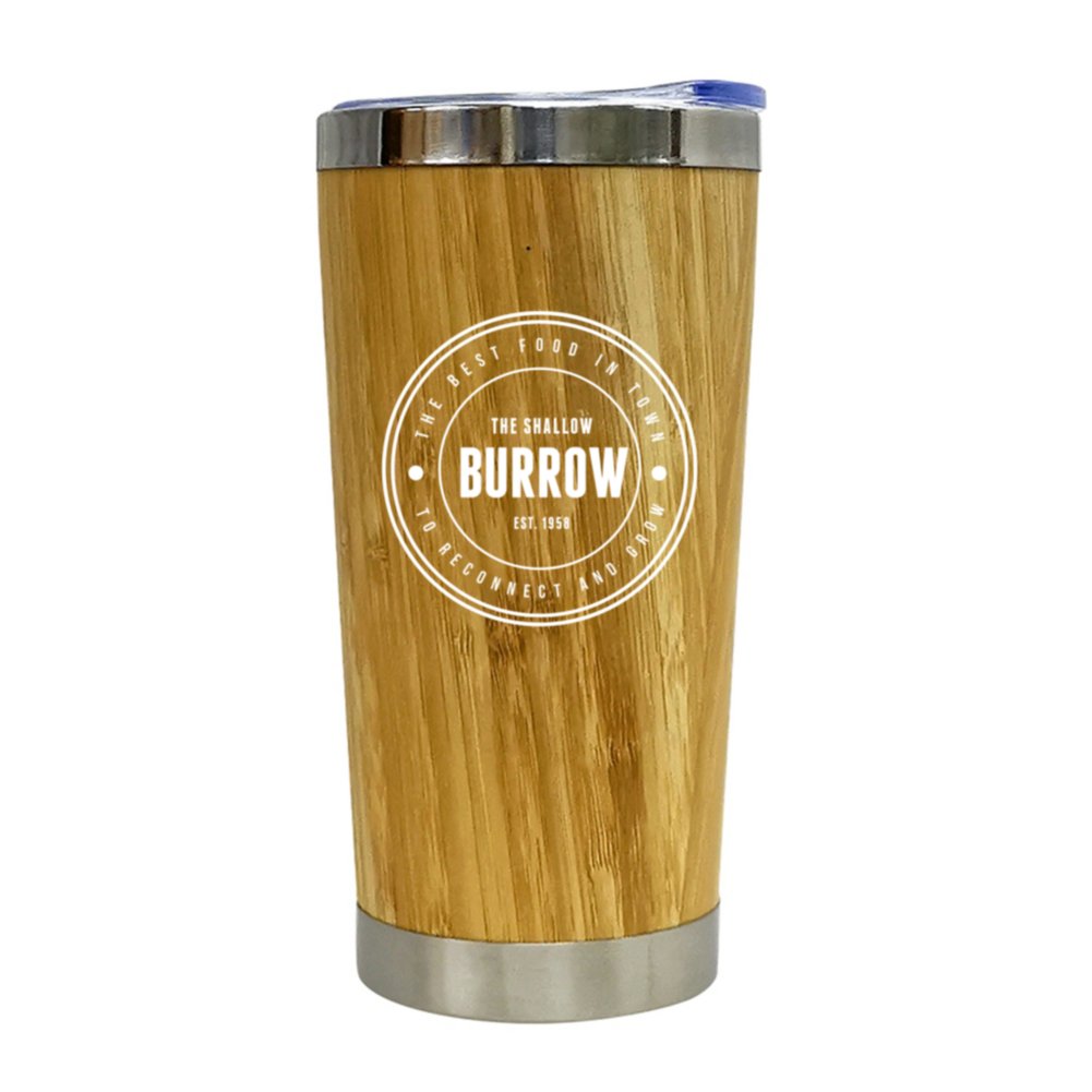 View larger image of Add Your Logo: Bamboo Travel Tumbler